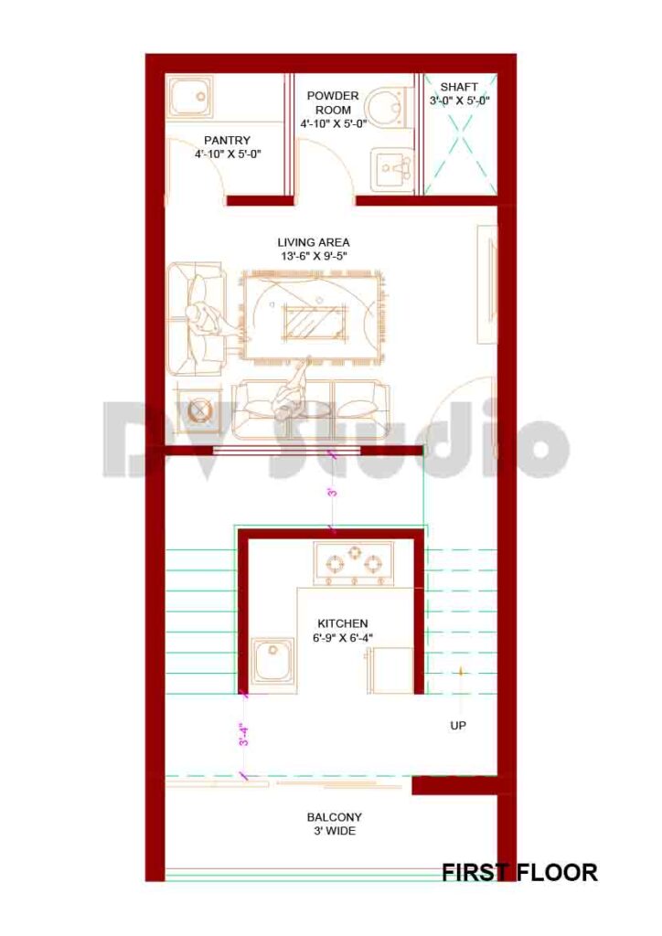 15x30 House Plans