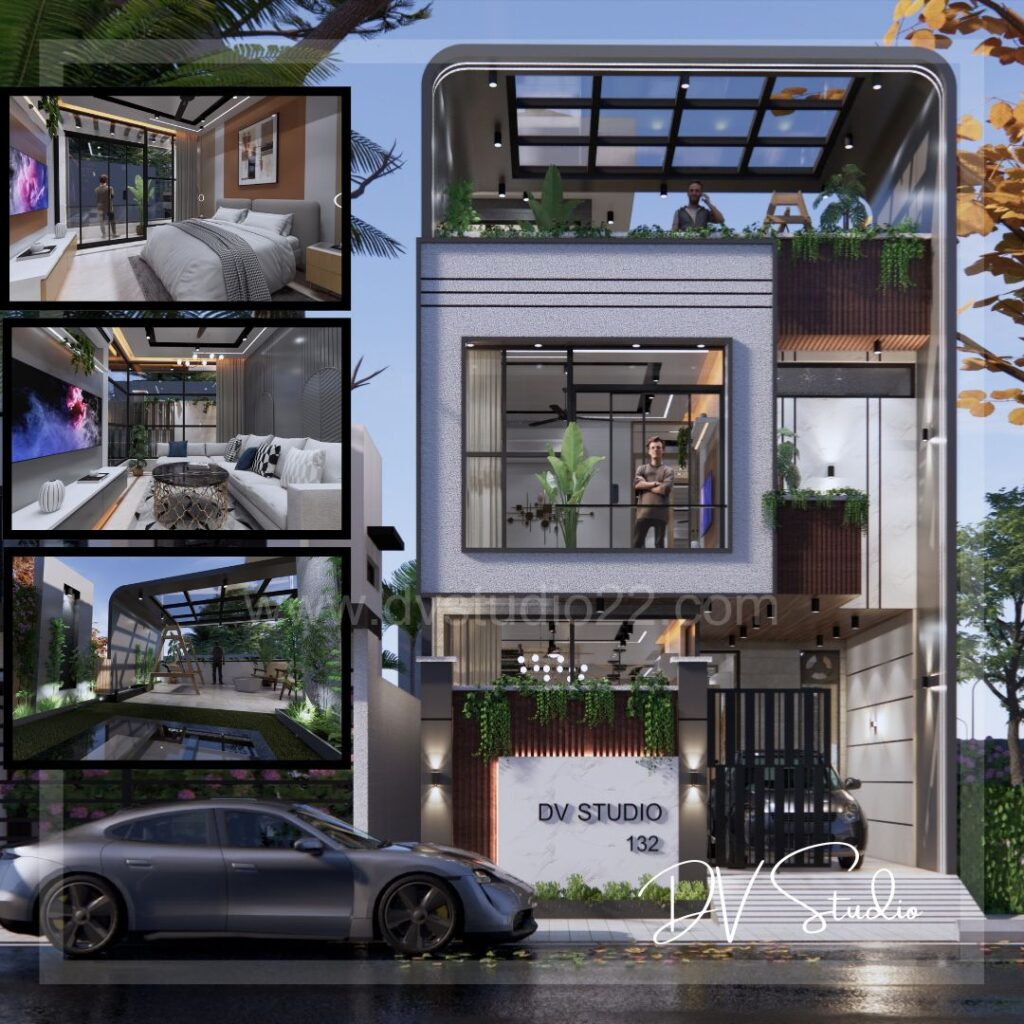 20x40 House Plans 3D