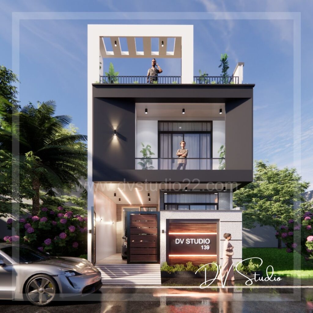 20x50 House Plans 3D - 3BHK - Option 7 - 1000 Sqft | 110 Gaj