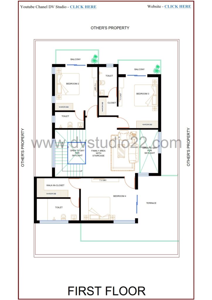 40x60 House Plans 3D