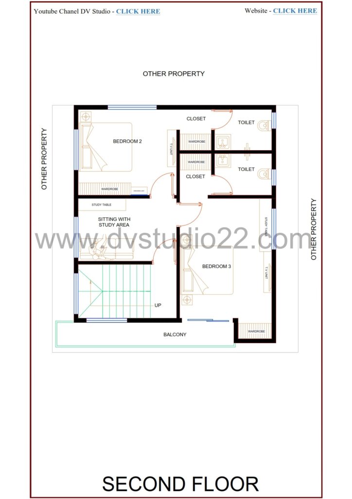 30x30 House Plans - 4BHK - 900 Sqft | 1000 Gaj