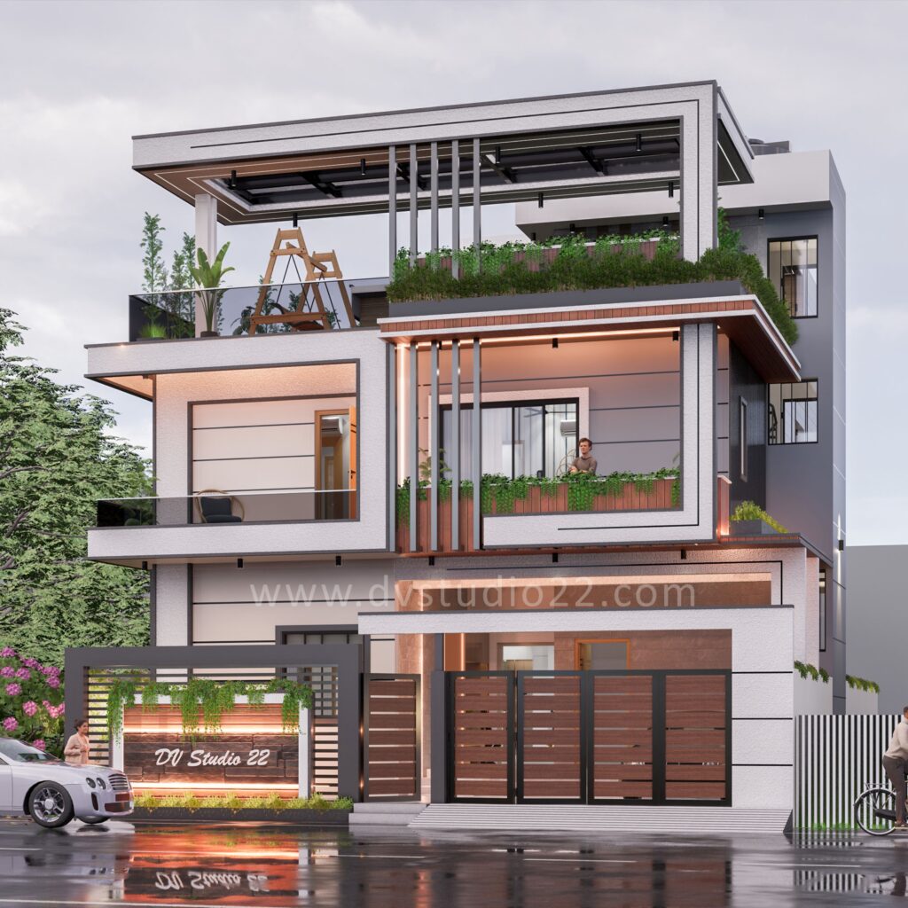 40x60 House Plans - 5BHK + Suite - 2400 Sqft | 265 Gaj - Option -6