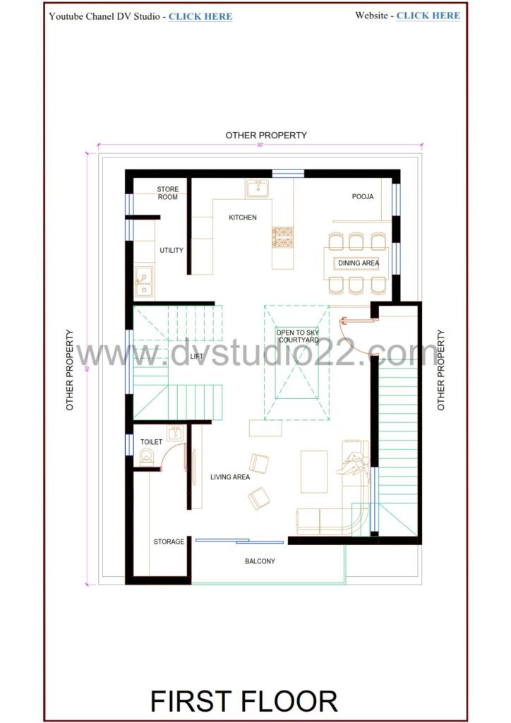 30x40 House Plans