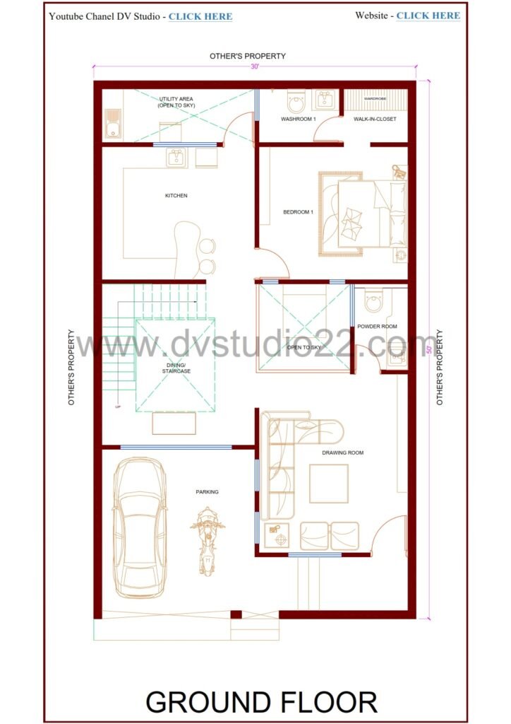 30x50 House Plans