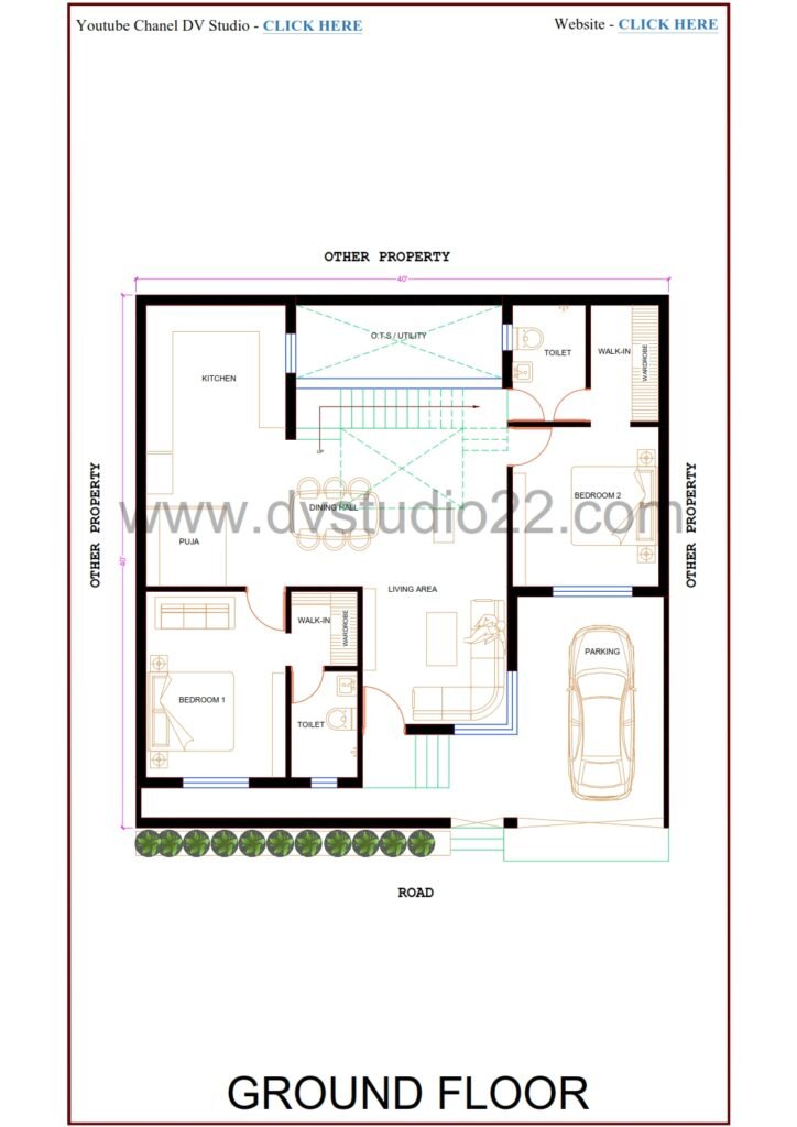 40x50 House Plans