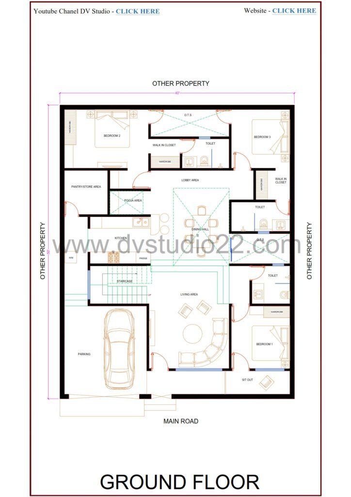 40x50 House Plans