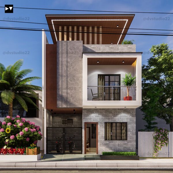 20x30 House Plans 3D - 3BHK - Option 3 - 600 Sqft | 65 Gaj