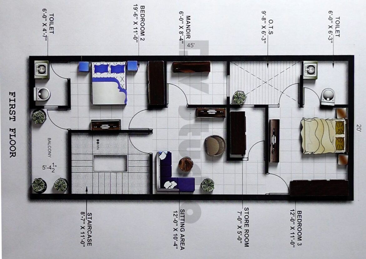 20X45 House Floor Plans - Home Decor Ideas