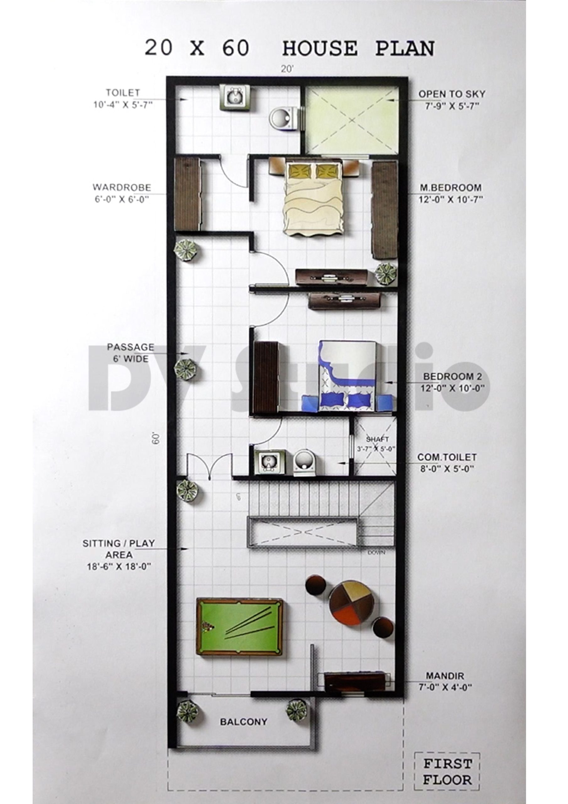 20x60-house-floor-plans-dv-studio