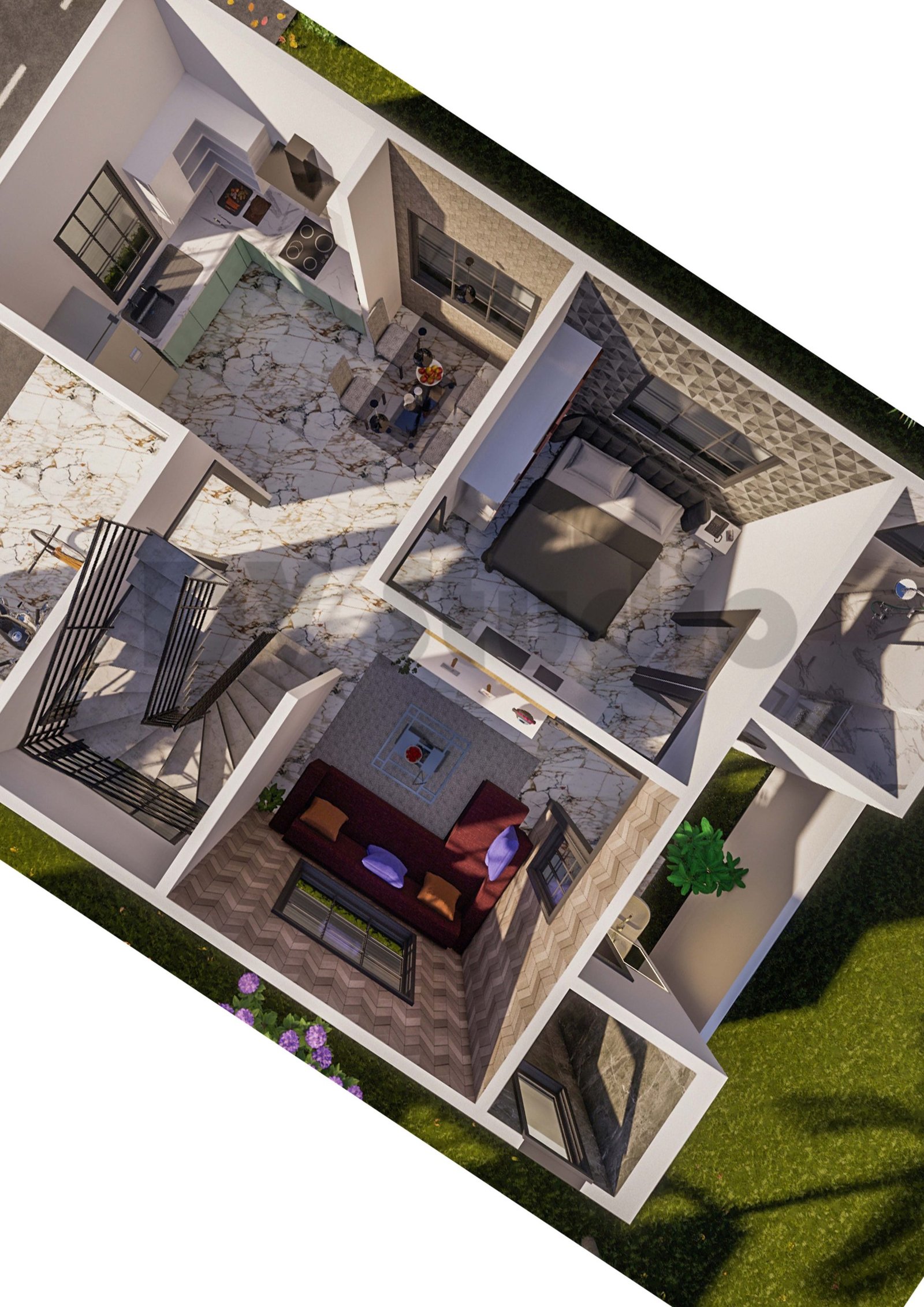 Dv Studio Plan.pdf 25X35 House 3D Floor Plans - DV Studio