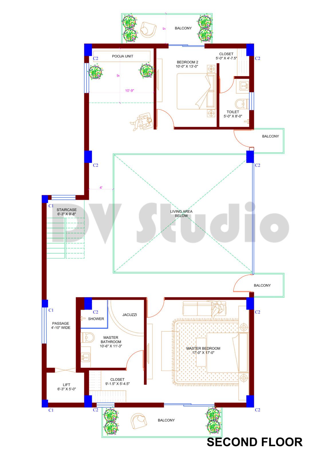 35X60 House Design - DV Studio