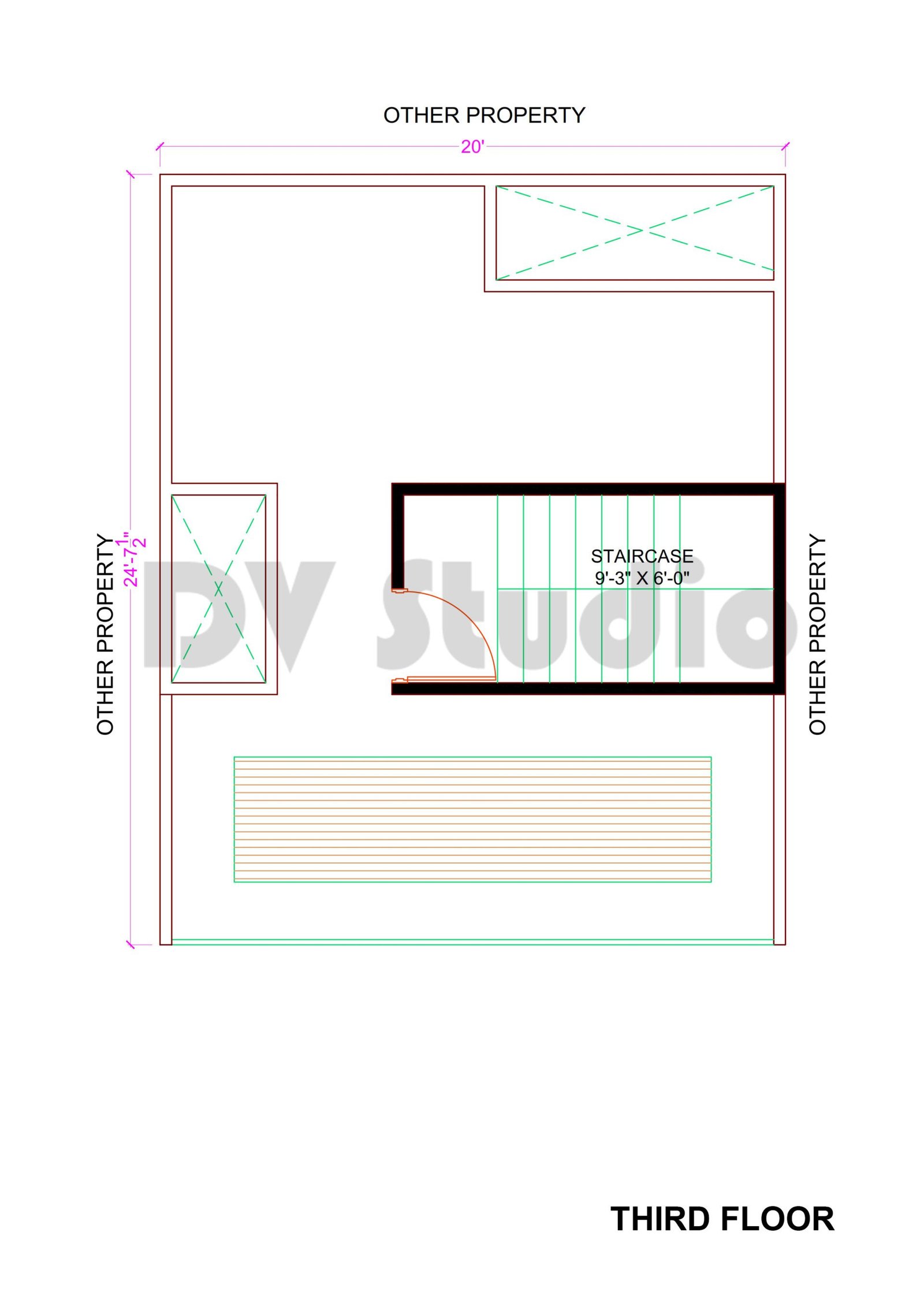 Dv Studio Plan.pdf 20X30 House Design Option 5 - DV Studio