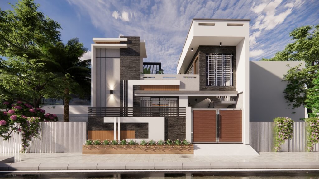 30X30 House Design Option 5 - DV Studio