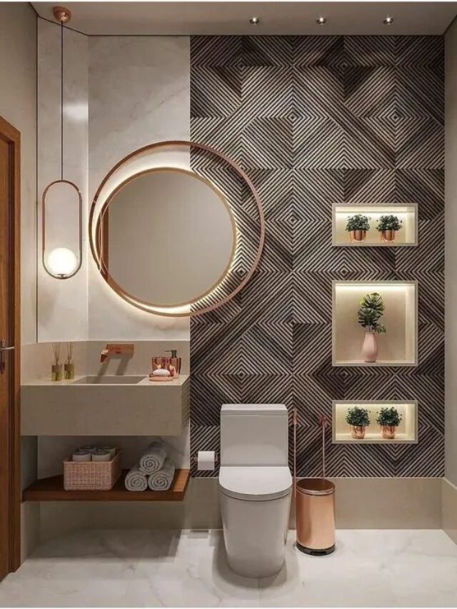 Popular Tile patterns in Washroom
