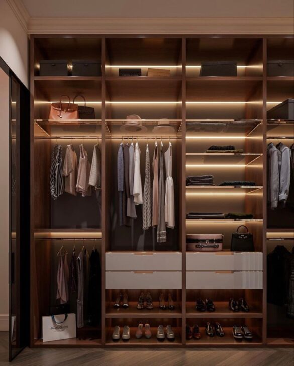 Top 10 Wardrobe Designs with Materials in 2024 - DV Studio