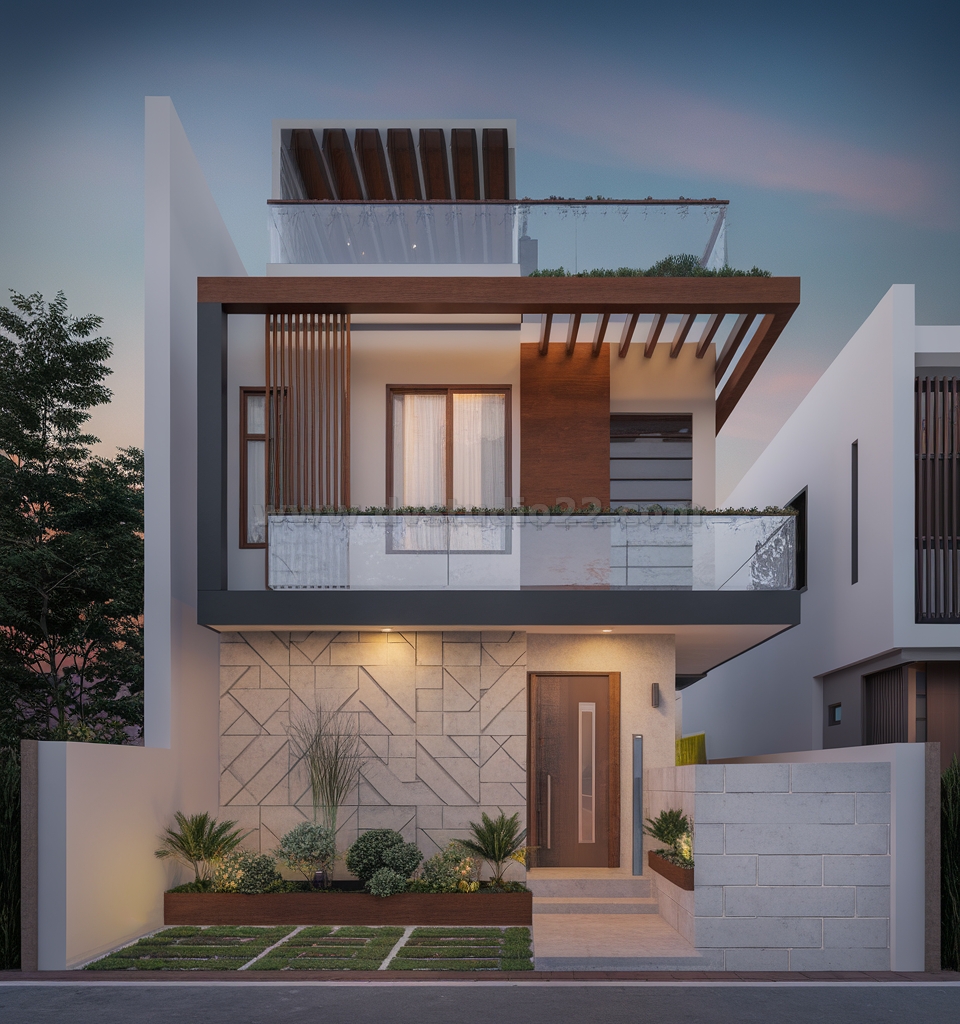 a-modern-architectural-design-of-a-house-during-tw-tzL7GJNfTQGNK25ksWD_VA-8Dzv-TQ1QLCTCGuCD2qXyA