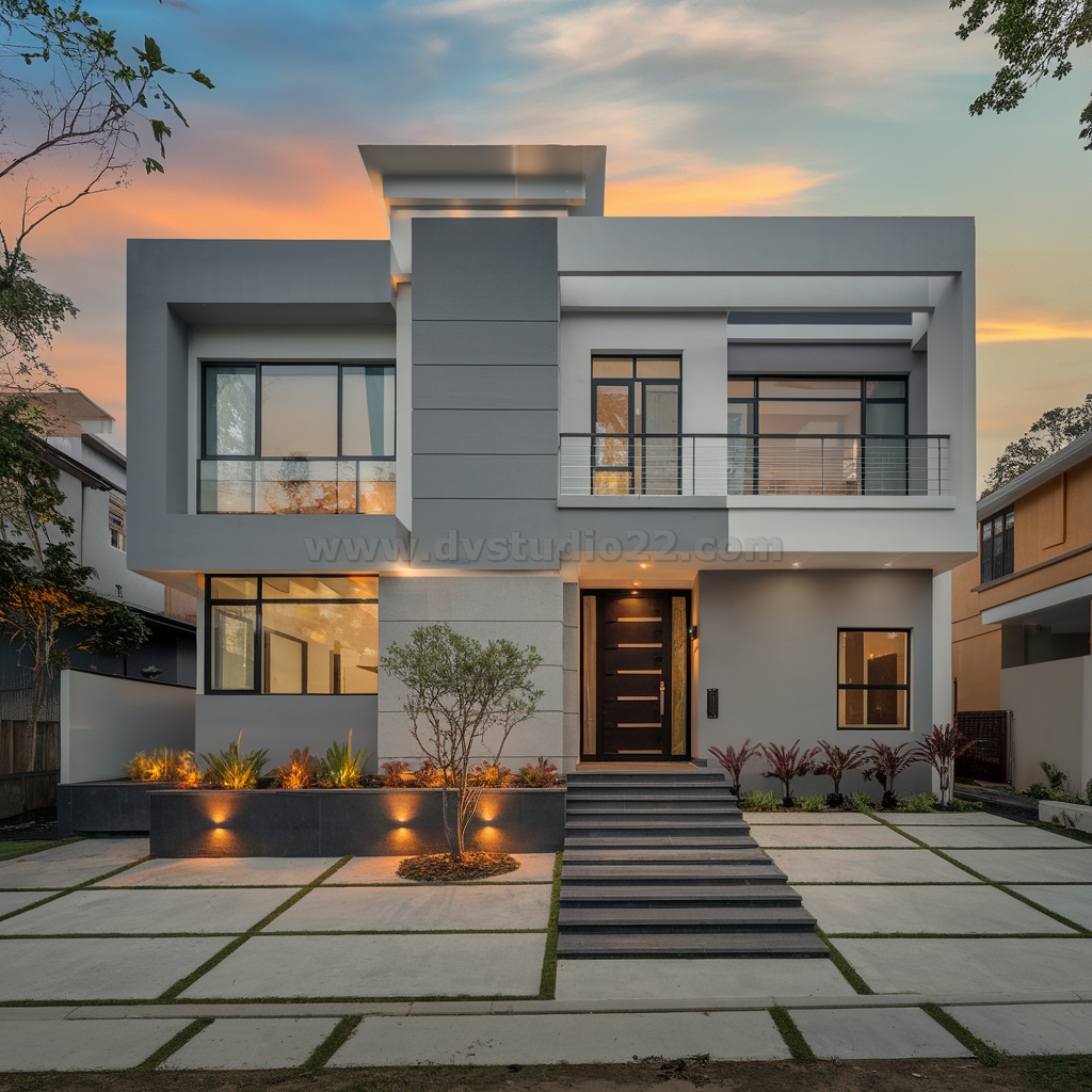 a-modern-two-story-house-during-the-evening-the-ho-1BS_khgKSEexvU7mzHmsvA-y460Tt5-Q--CMHGy5oZhBg