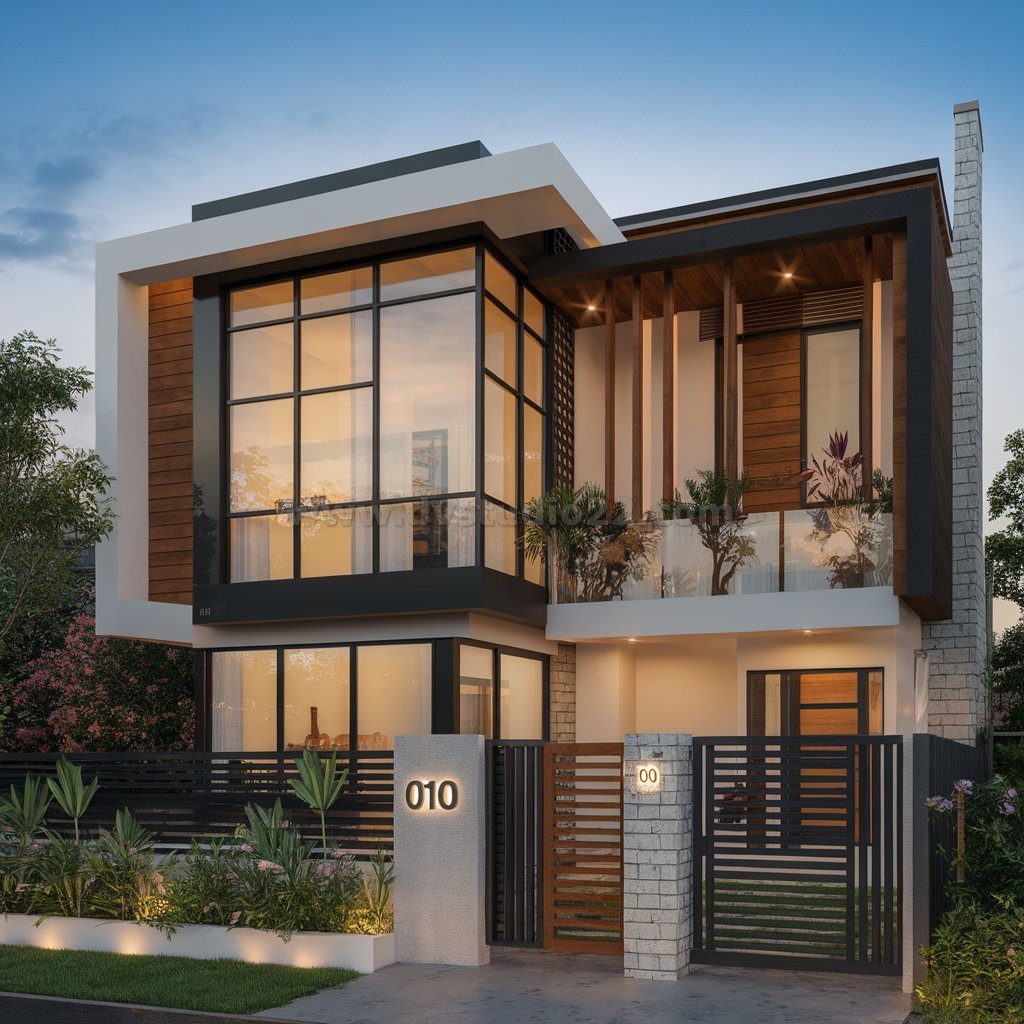 a-modern-two-story-house-during-the-evening-the-ho-RiWujleNTxWr5evpmpyM-w-MUTgLAhTRGyypiqzCsd9qw