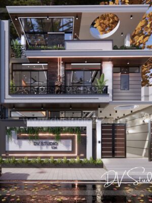 30x30 House Plans 3D - 3BHK - Option 7 - 900 Sqft | 100 Gaj