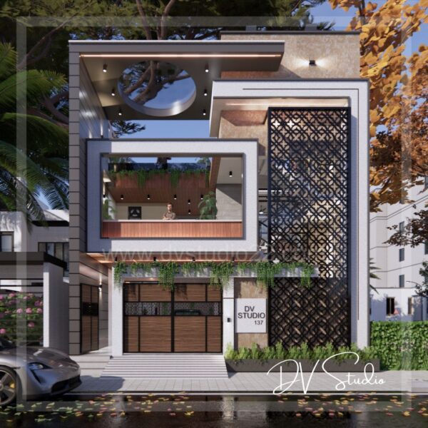 30x50 House Plans 3D - 2BHK + Rental Units - Option 15 - 1500 Sqft | 165 Gaj