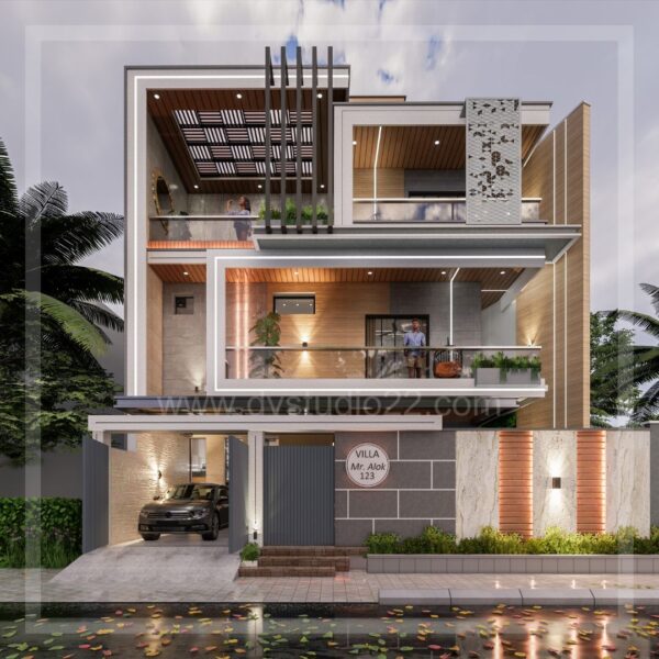 150 Sq Yards 4BHK House Plans 3D - 1380 Sqft | 150 Gaj