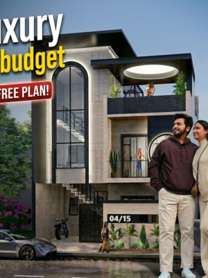 30x40 House Plans - 4BHK - 1200 Sqft | 135 Gaj - Option -17
