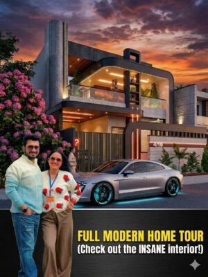 30x60 House Plans 3D - 3BHK - Option 12 - 1800 Sqft | 200 Gaj