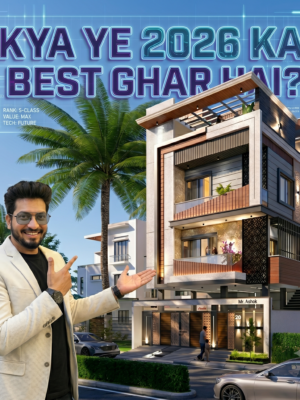 30x40 House Plans - 4BHK | CENTRAL OTS - 1200 Sqft | 135 Gaj - Option -18