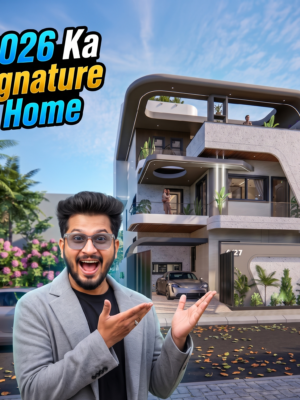36x50 House Plans - 4 BHK | OTS + DECK GARDEN | - 1800 Sqft | 200 Gaj