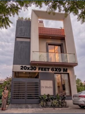 20x30 House Design - 3 BHK | 6x9 Metre | - 600 Sqft | 65 Gaj
