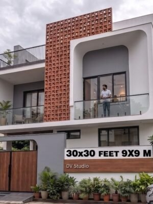 30x30 House Plans - 3BHK | OTS - 900 Sqft | 100 Gaj - Option 10