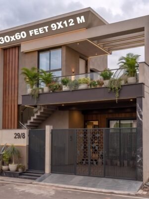 30x60 House Plans - 3BHK | SINGLE FLOOR | STEPPED TERRACE GARDEN- 1800 Sqft | 200 Gaj - Option 13