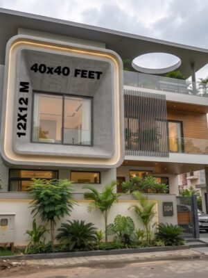 40x40 House Plans - 4.5BHK | GAMING ROOM  - 1600 Sqft | 180 Gaj - Option 4